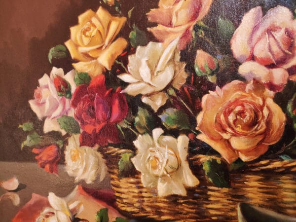 Canasto con flores - Imagen 2